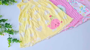 Pure Cotton Baby Pambahay Dress 0-18 months