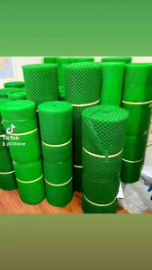 Plastic Screen Green Net 1/4 inch Hole x3ft Height by 30 Meters Long