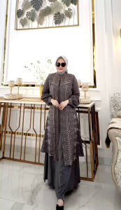 28125 LIA OUTER ADA JUMBO DRESS GAMIS MODE TERBARU TERLARIS BEST SELLER BY SHINBIE 100% ASLI REAL