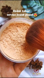 SR12 BEDAK TABUR LOSE POWDER GLOWING TAHAN LAMA ANTI AIR