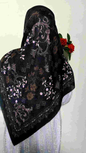 Kerudung Jumbo Sublim Hijab Segi Empat Motif 130x130