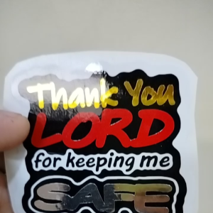 Waterproof sticker for motorcycle FADE PROOF small size