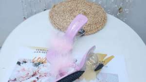 สวยมาก รองเท้าส้นเตารีดรูปหัวใจ งานขนมิ้ง สุสถานที่สวย