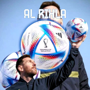 Bola Sepak Size 5 Piala Dunia 2022 Qatar Bola Kaki WorldCup Rihla Sepakbola