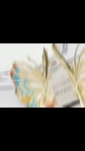 กิ๊บติดผมลายผีเสื้อขนาดใหญ่ (ส่งในไทย)