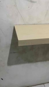 Rak Dinding Maple Panjang 35/40/50/60/70/80/90/100 cm Lebar 12/15/20 cm Bracket Besi Floating Desk Rak Kayu Tempel Rak Dagang Kamar Dapur Kantor Furniture Estetik Pajangan Koleksi Meja