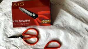 GUNTING KODOK ATS 8" GUNTING KAIN GUNTING SENG UKURAN BESAR BAHAN TEBAL DAN TAJAM