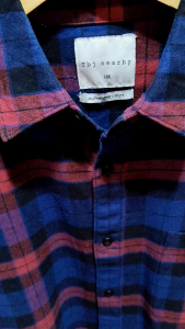 Kemeja Flanel Tjb Nearby Second Size M