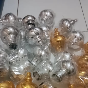 BATANG GORDEN/BESI ROLLET SILVER DAN GOLD  METERAN FULL SET