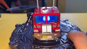 OPTIMUS PRIME KARAKURI TRANSFORMING FIGURE WITH LIGHTS AND SOUNDS
