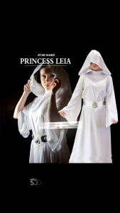 🇹🇭สินค้าอยู่ไทย🇹🇭 🔥 CP167.2 ชุดเจ้าหญิง เลอา สตาร์วอร์ Dress for Princess Leia Suit Star Wars Costume Movies Cosplay Fancy Outfit