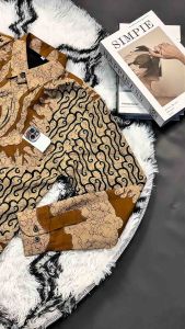 kemeja batik pria baju batik pria lengan panjang slimfit Pakaian Batik Warna Prabu Baru Kemeja Slimfit Ukuran S Hingga Xxl - Lazada