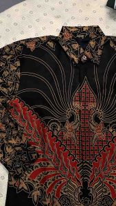 Amaira Batik Motif Janoko Kemeja Batik Pria Slimfit Bahan Katun Lapis Full Furing Lengan Panjang Untuk kondagan kantoran