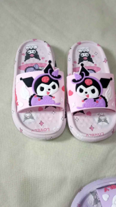 Sandal slip on anak perempuan karakter kuromi A02-1S terbaru
