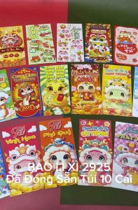 50-100 Bao Lì Xì Bộ LÌ XÌ HOTTREND 2026 Lì Xì Hình Ngựa Bính Ngọ Mẫu Mới Thiết Kế Đẹp- Xưởng Bao Lì Xì