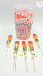 30pcs BEAR TRIPLE LOLLIPOP S22-2/loot bag fillers/paninda/giveaways/party favors.