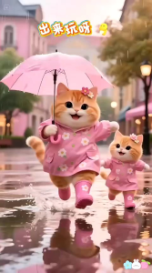 Tren mode baru terlaris pakaian pria dan wanita boneka hewan peliharaan kucing lengan pendek