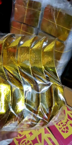 10 Thỏi vàng thuyền bằng giấy - Hàng Mã