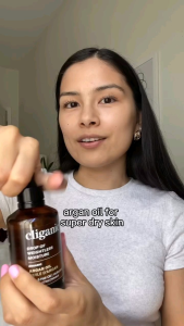 [MẪU MỚI] Dầu dưỡng hữu cơ Argan oil 60ml chai thủy tinh tối màu dưỡng da tóc mềm mượt sáng đều màu  - Cliganic Organic Argan Oil 100% Pure Hair Face & Skin | Cold Pressed Carrier Oil