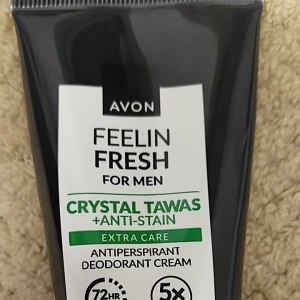 AVON CRYSTAL TAWAS+ANTI STAIN ANTIPERSPIRANT DEODORANT CREAM 55G