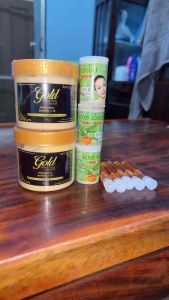 เซ็ตฉ่ำๆลงตัว ครีมเขมร ฝาทอง2+หัวเชื้อพม่า3+โดส5หลอด