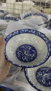 ✔️(1ชุดได้2ใบ มีคลิปรีวิว) ชาม ชามใส่อาหาร ชามใส่แกง ชามราแมง ชามก๋วยเตี๋ยว ชามใส่กับข้าว ชามก๋วยเตี๋ยว ราเมง ลายดอกไม้จีน เซรามิก 7“ สินค้าพร้อมจัดส่ง (1206181216)