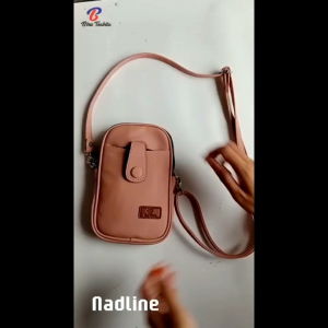 NADHLINE SLINGPHONE TAS HP BY BIRU TSABITA tas selempang wanita bahan Chocoly
