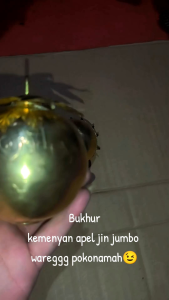 Buhur buhur apel jun zin isi putih & hitam lengket harum daun 11