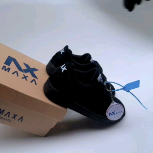 Sepatu Anak Sekolah Full Hitam Untuk Anak Laki Laki & Anak Perempuan Sneakers Brands MX MAXA