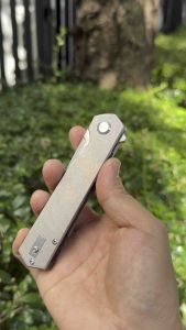 มีดพับ Ganzo FH12-SS ของแท้100% โดยตัวแทนจำหน่าย Ganzo ประเทศไทยใบเรียบ เหล็ก D2 วัสดุด้าม สแตนเลส มี Flipper ช่วยเปิดเร็ว