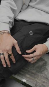 DC CLOTHING SPLIT BAGGY CARGO PANTS