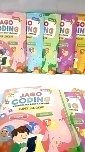 Paket 5 Buku Jago Coding Deep Learning untuk anak usia dini