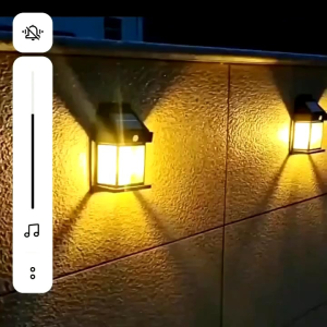 ( TERMURAH!!! ) Lampu Dinding Solar Interaction Wall Lamp Tenaga Surya Sensor BK-888