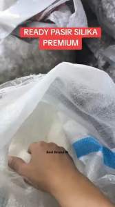 PASIR SILIKA Halus putih aquascape | pasir media air terjun aquascape 1kg