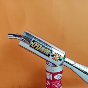 Knalpot Original Neo Speed Racing Motor Rc100 Bravo Full Chroom Suara Garing Kemrincing