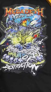 Baju kaos distro terpopuler MEGADETH DESTRUCTION DTFBIGC78225
