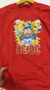 Baju kaos cowok kekinian AC&DC LONCENG DTFBIGC78176