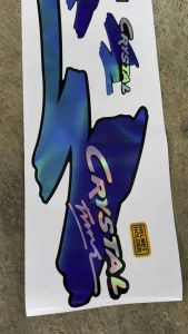striping stiker standar Suzuki Crystal tune copy original