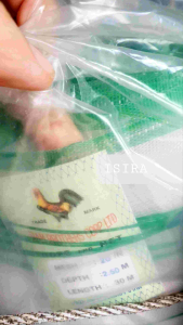 ตราไก่ ตาข่ายกันแมลง มุ้งกันแมลง 20ตา ตาข่ายสีขาว เพาะปลูก โรงเรือน