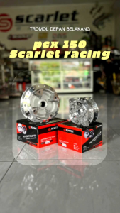 Tromol Depan Belakang PCX 150 160 Scarlet Racing