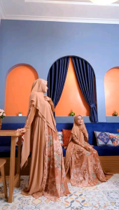 gamis syari (mom) terbaru  by AC COLLECTION ceruty premium