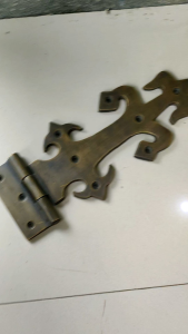 Engsel Pintu Rumah Kuningan Antik Motif Jangkar 20 cm