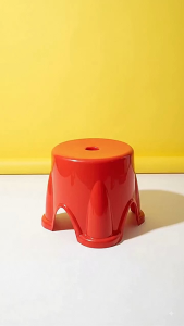 MULTI-PURPOSE PLASTIC ROUND STOOL – STRONG & DURABLE HEAVY-DUTY SMALL STOOL FOR KITCHEN BATHROOM BEDROOM BALCONY & EVERYDAY HOME USE – LIGHTWEIGHT PORTABLE EASY TO CLEAN 21