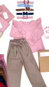 Setelan Anak Perempuan 1-14 Tahun: Desain Fashion & Bahan Import Berkualitas