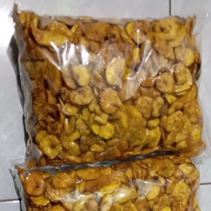 rempesan keripik pisang koin grade A