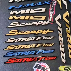 Emblem SATRIA F Akrilik: Desain & Modifikasi