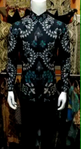Kemeja Batik Slimfit Pria Lengan Panjang Pematang Modern Terbaru 2025 Baju Traditional Etnik Terbaik