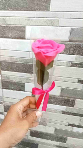 Bunga mawar fanel setangkai