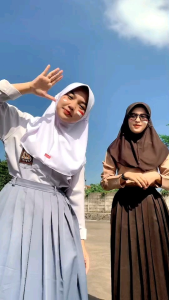 Kerudung Anak Sekolah Hijab Instan Anak TK SD SMP SMA Tali Pita