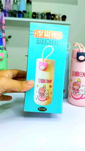 B (B0041) BOTOL MINUM LUCU NICE DAY BAHAN KACA